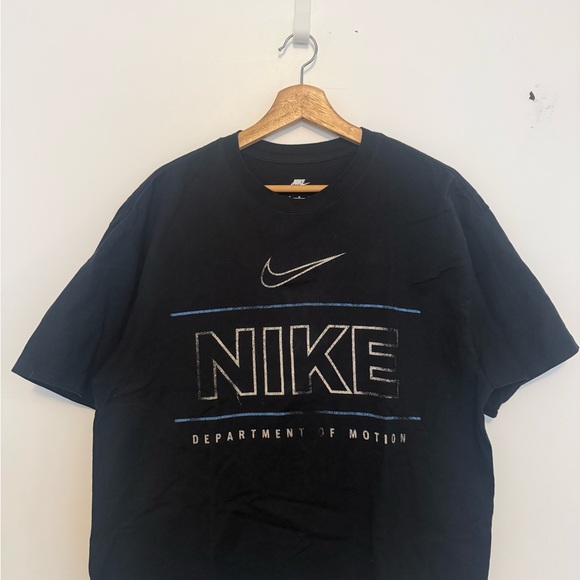 Nike Other - Nike Black Cropped Department of Motion Tee
